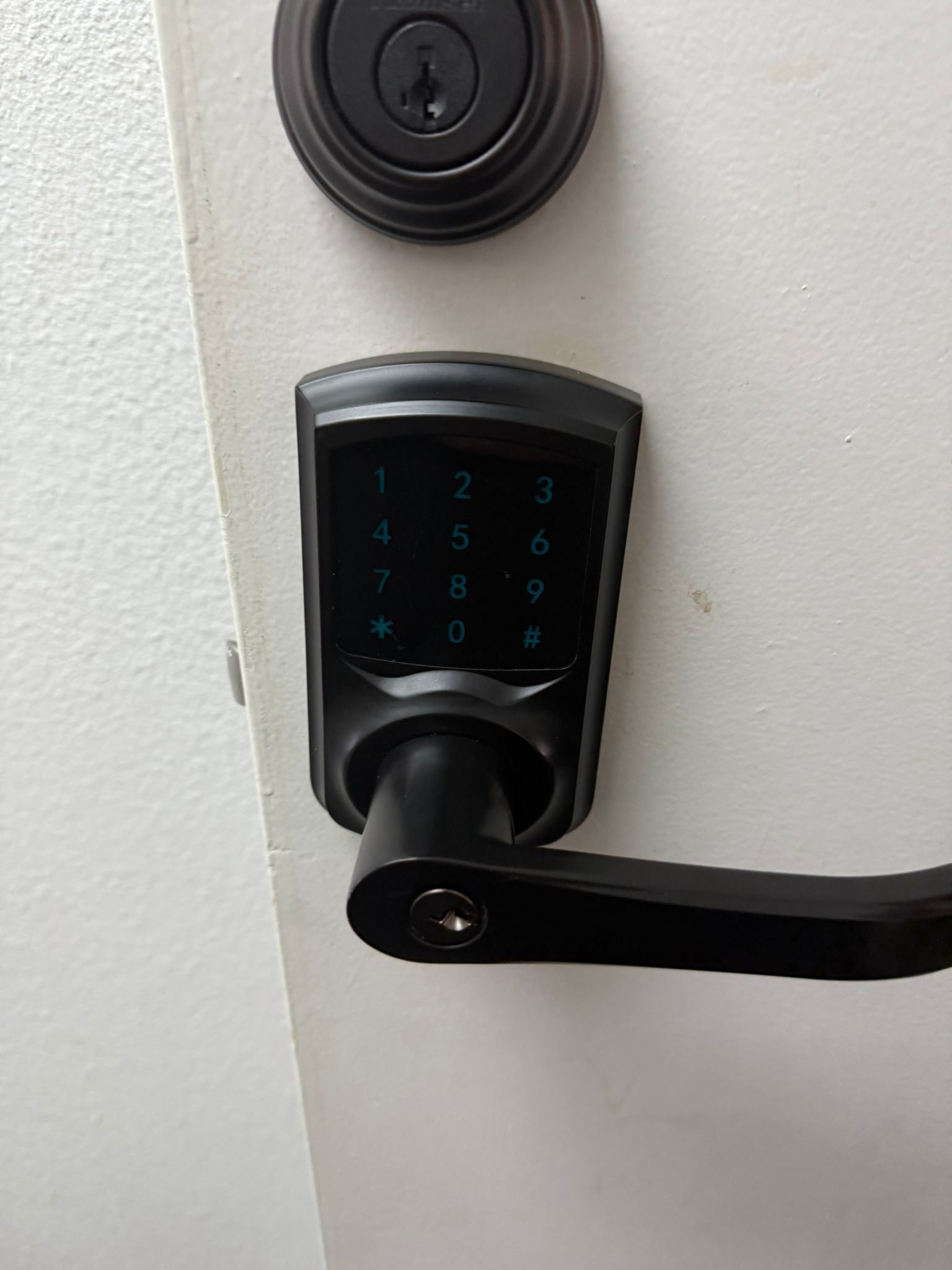 Smart lock installation for home automation